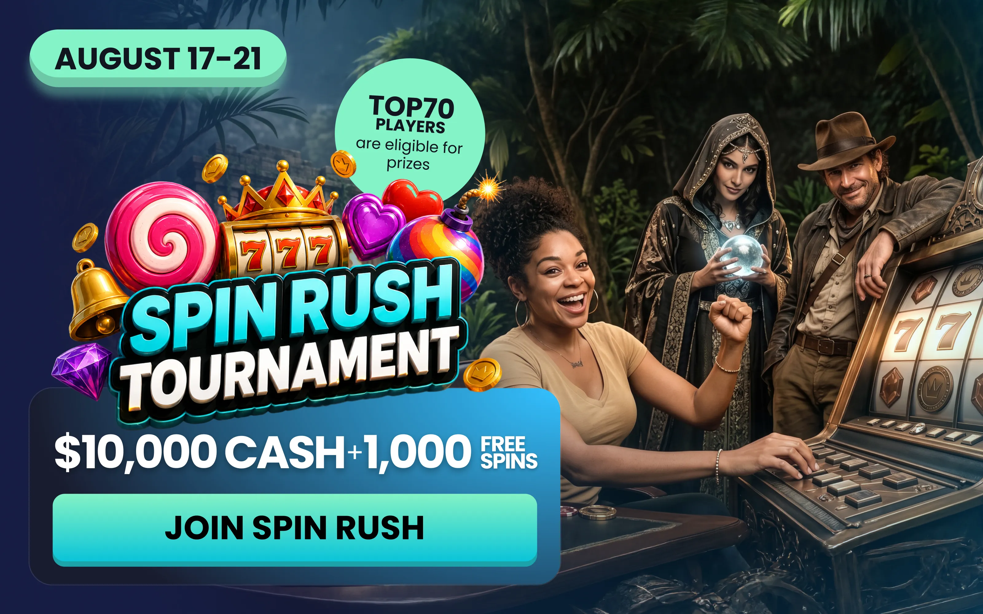 Spin Rush August