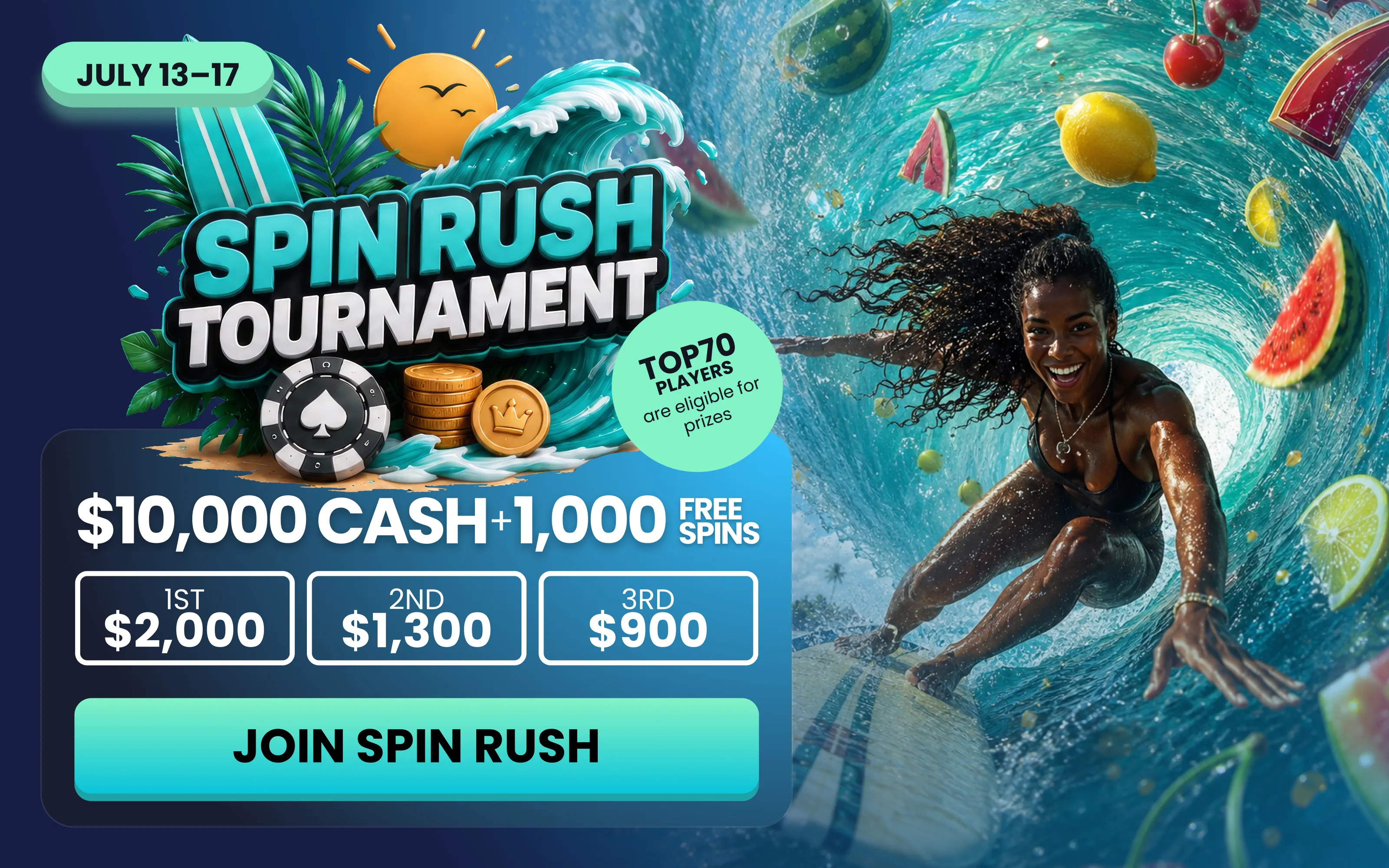 Spin Rush July
